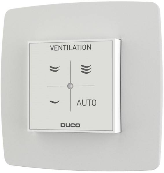 Duco CO2 - és hőmérséklet-érzékelő, és vezérlő RF-Vezetékes fehér (00004604)