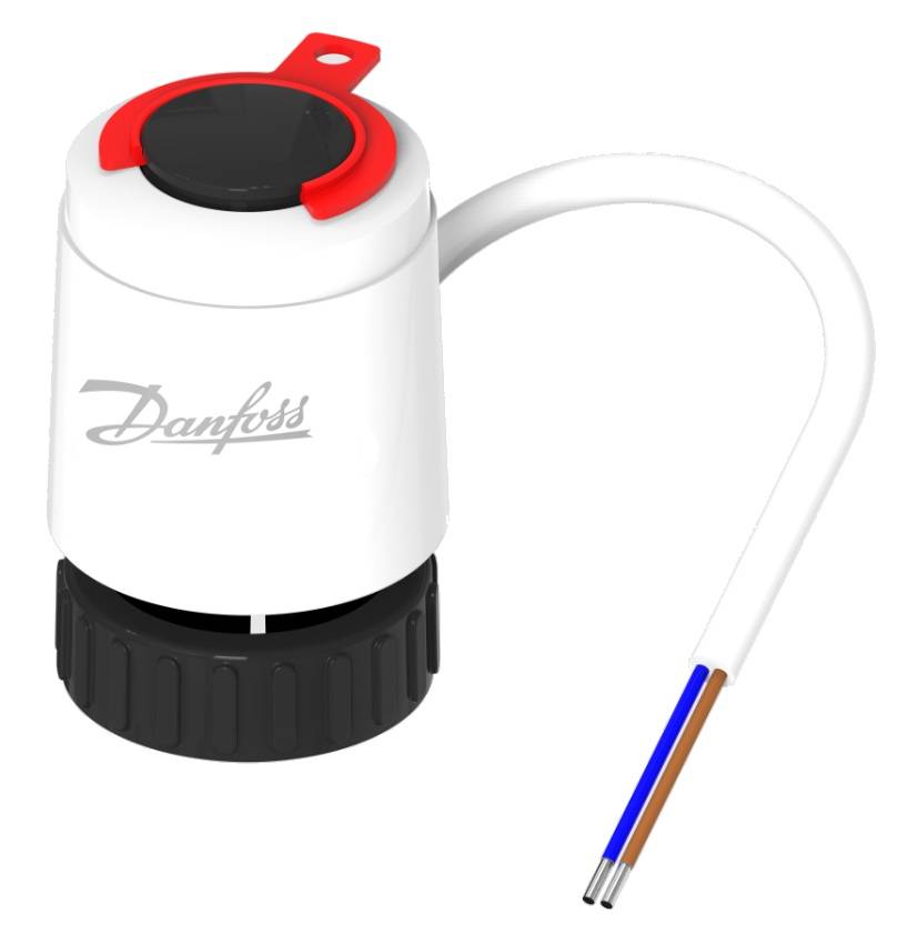 Danfoss 088H3148 TWA-K Termikus szelepállító 30x1,5 menettel 230V NC 5m
