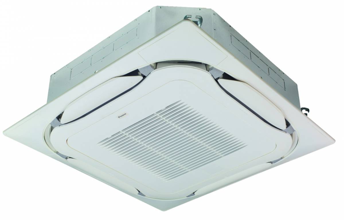 Daikin FCAG60B Sky Air 840x840-es körbe kifúvós kazettás beltéri