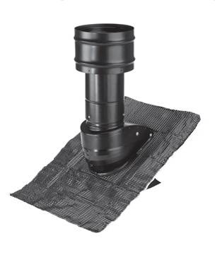 Tetőátvezető NA 160_fekete