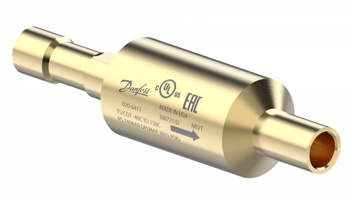 Visszacsapó szelep CO2 Danfoss 020-6401 NRVT 10s, Max. Üzemi nyomás [bar]: 140.0